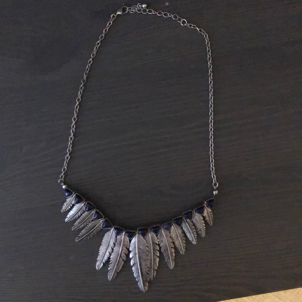 Luckybrand feather necklace